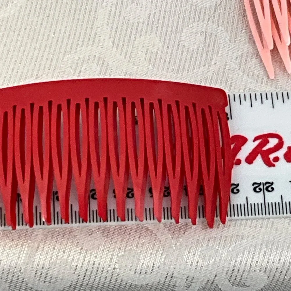 Set Of 30 Colorful Plastic Hair Combs For Women‎ & Girls